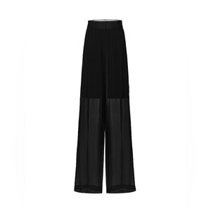Victoria Beckham X Mango NWT black sheet pants size EU 34/US 2